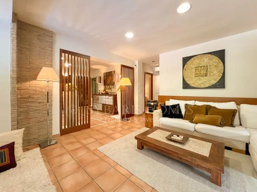 Living room of Houses for sale in Dénia  with Air Conditioner, Private garden and Terrace