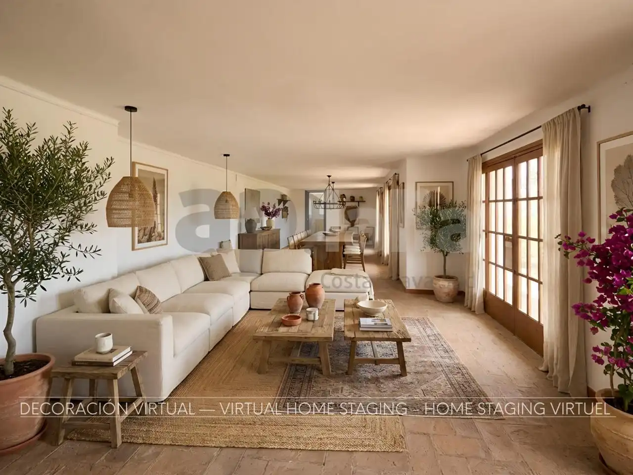 Living room of Houses for sale in Lloret de Mar  with Heating, Private garden and Terrace