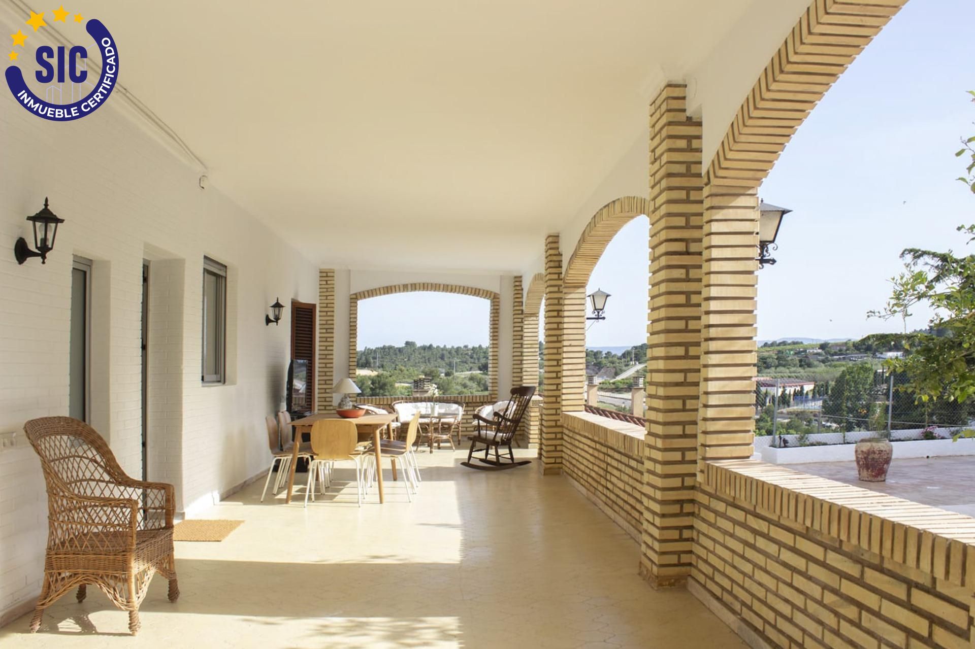 Terrassa de Finca rústica en venda en Godelleta amb Calefacció, Jardí privat i Terrassa