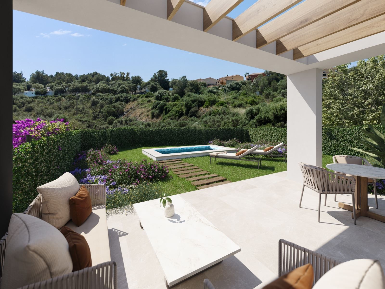 Jardín de Casa o chalet en venta en Manacor con Jardín privado, Terraza y Piscina comunitaria