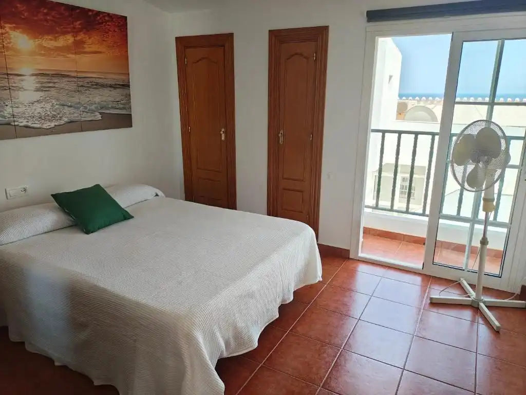 Bedroom of Apartments for rent in Benalmádena  with Air Conditioner, Terrace and Furnished