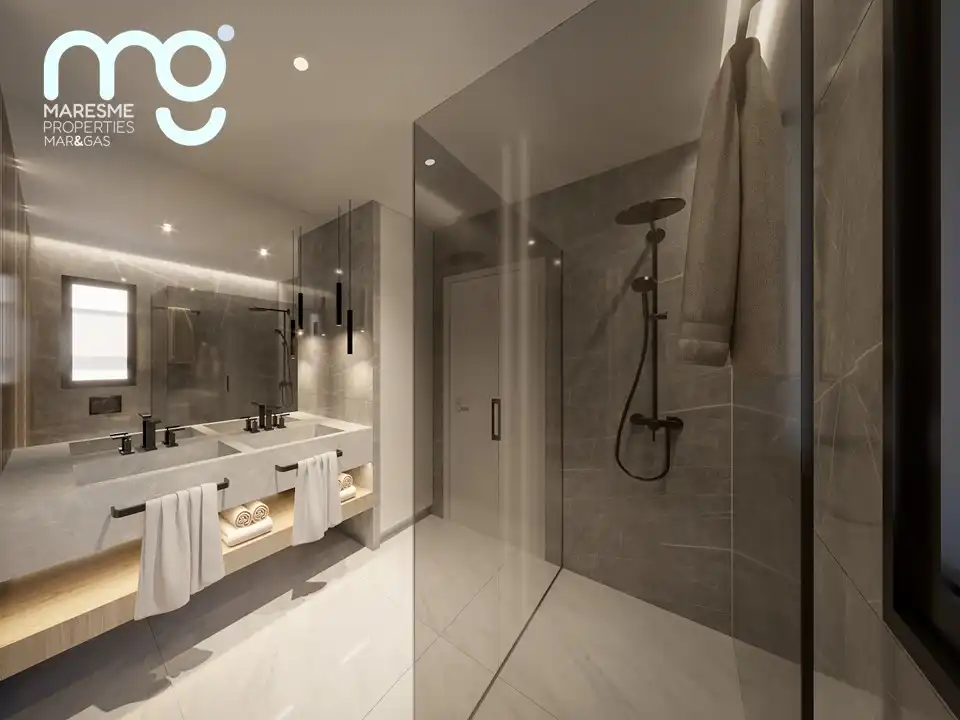 Bathroom of Detached homes for sale in El Masnou  with Air Conditioner, Heating and Private garden