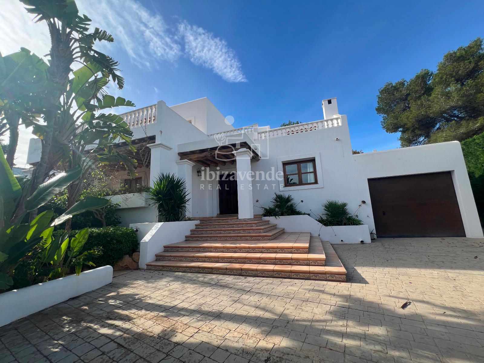 Vista exterior de Casa o xalet de lloguer en Santa Eulària des Riu amb Aire condicionat, Calefacció i Terrassa