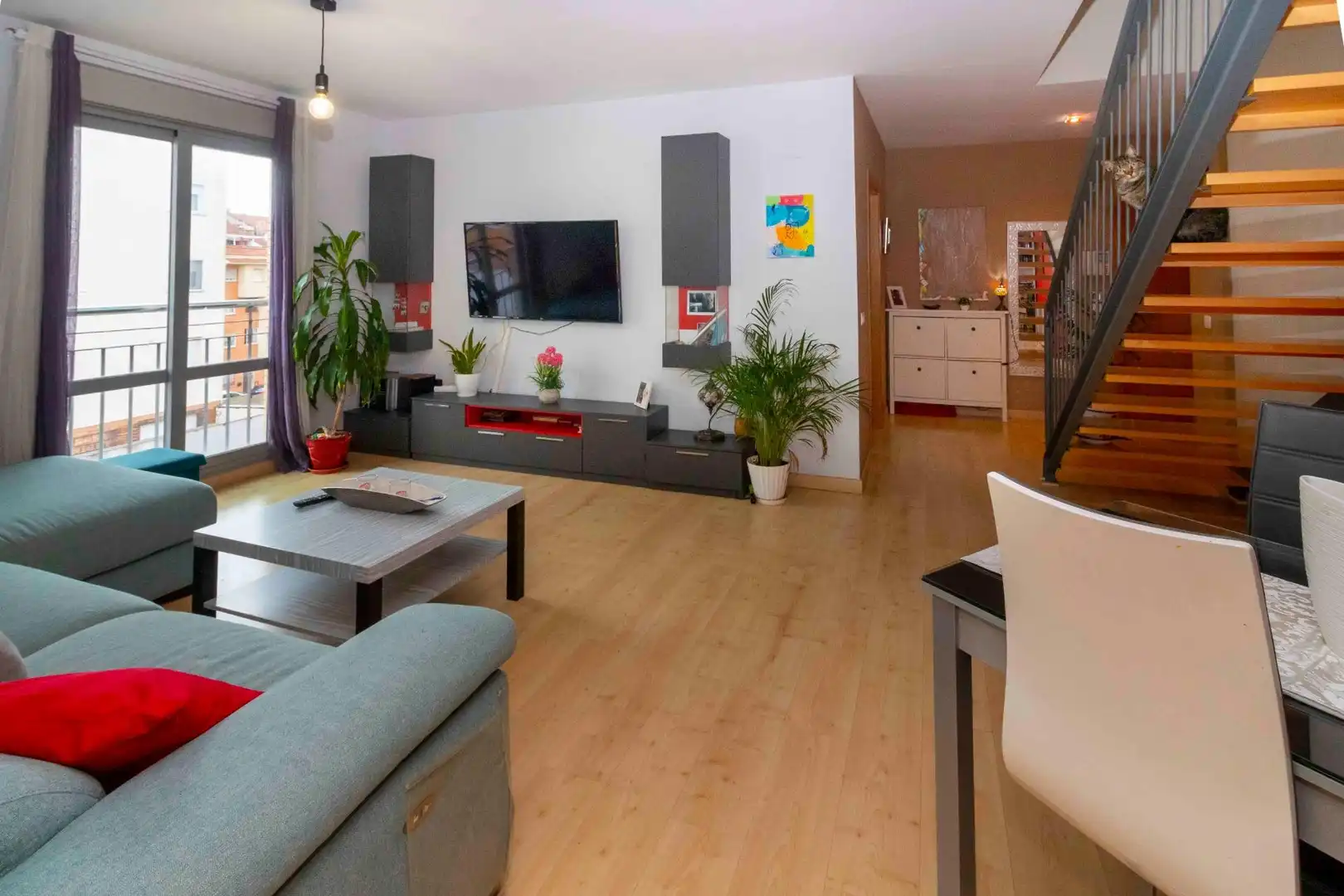 Sala d'estar de Dúplex en venda en Badajoz amb Aire condicionat, Terrassa i Traster