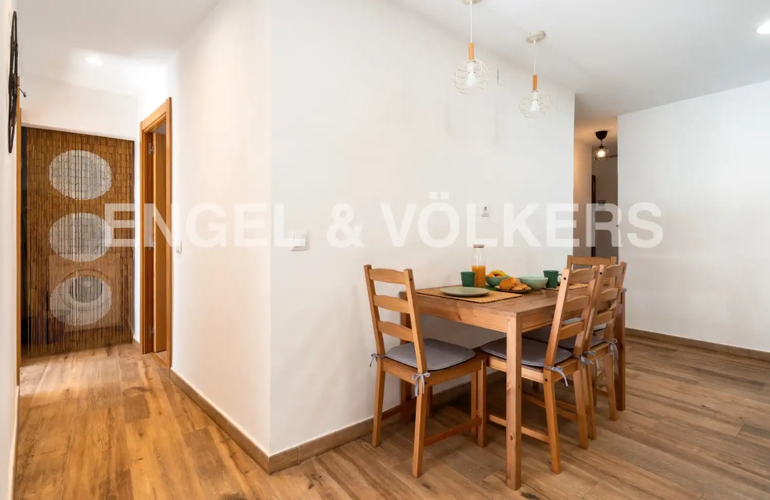 Esszimmer von Wohnung zur Miete in Barcelona mit Klimaanlage, Heizung und Parkett