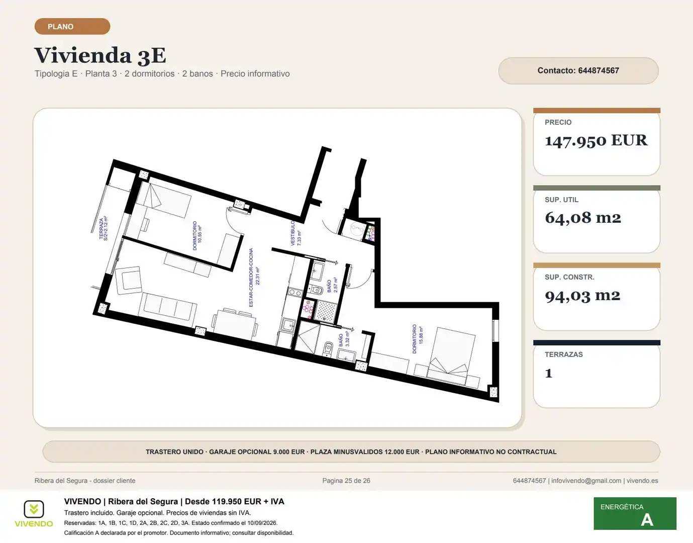 Flat with lift for sale in Calle Calle del Pino, imagen 4