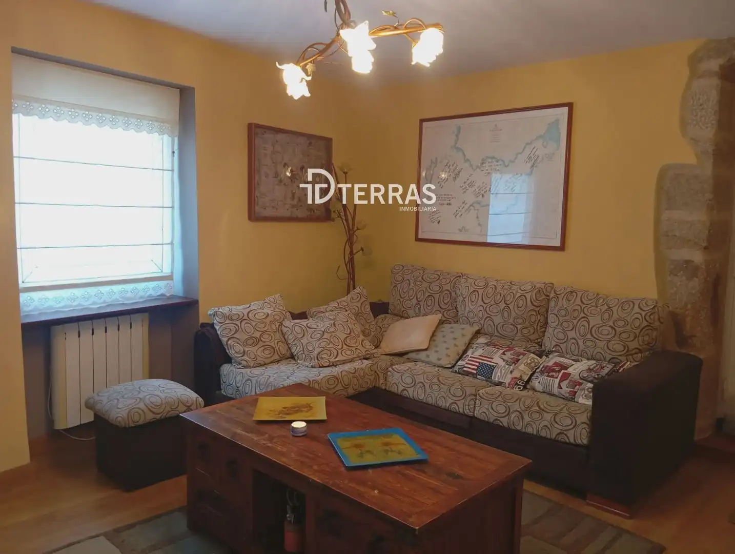 Wohnzimmer von Haus oder Chalet zum Verkauf in Poio mit Heizung, Abstellraum und Schwimmbad