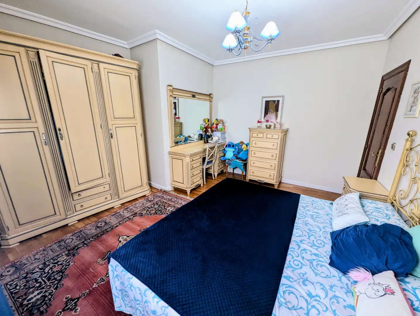 Bedroom of Houses for sale in Villamuriel de Cerrato  with Heating, Furnished and Balcony