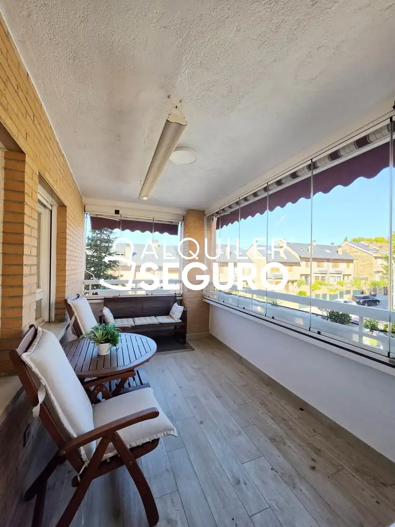 Balcony of Flat for rent in Boadilla del Monte  with Air Conditioner, Heating and Terrace