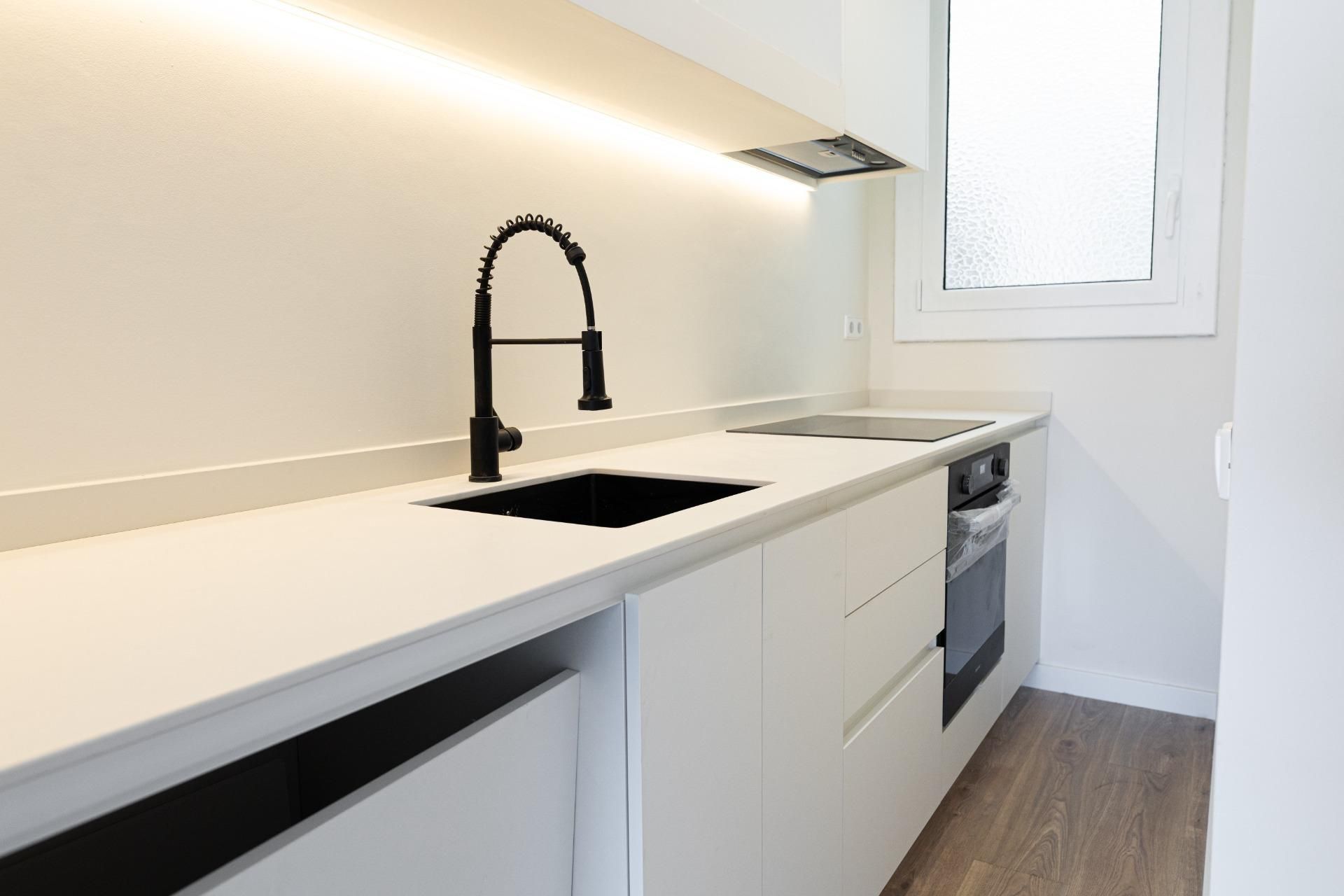 Cuina de Apartament en venda en  Barcelona Capital amb Aire condicionat, Calefacció i Parquet