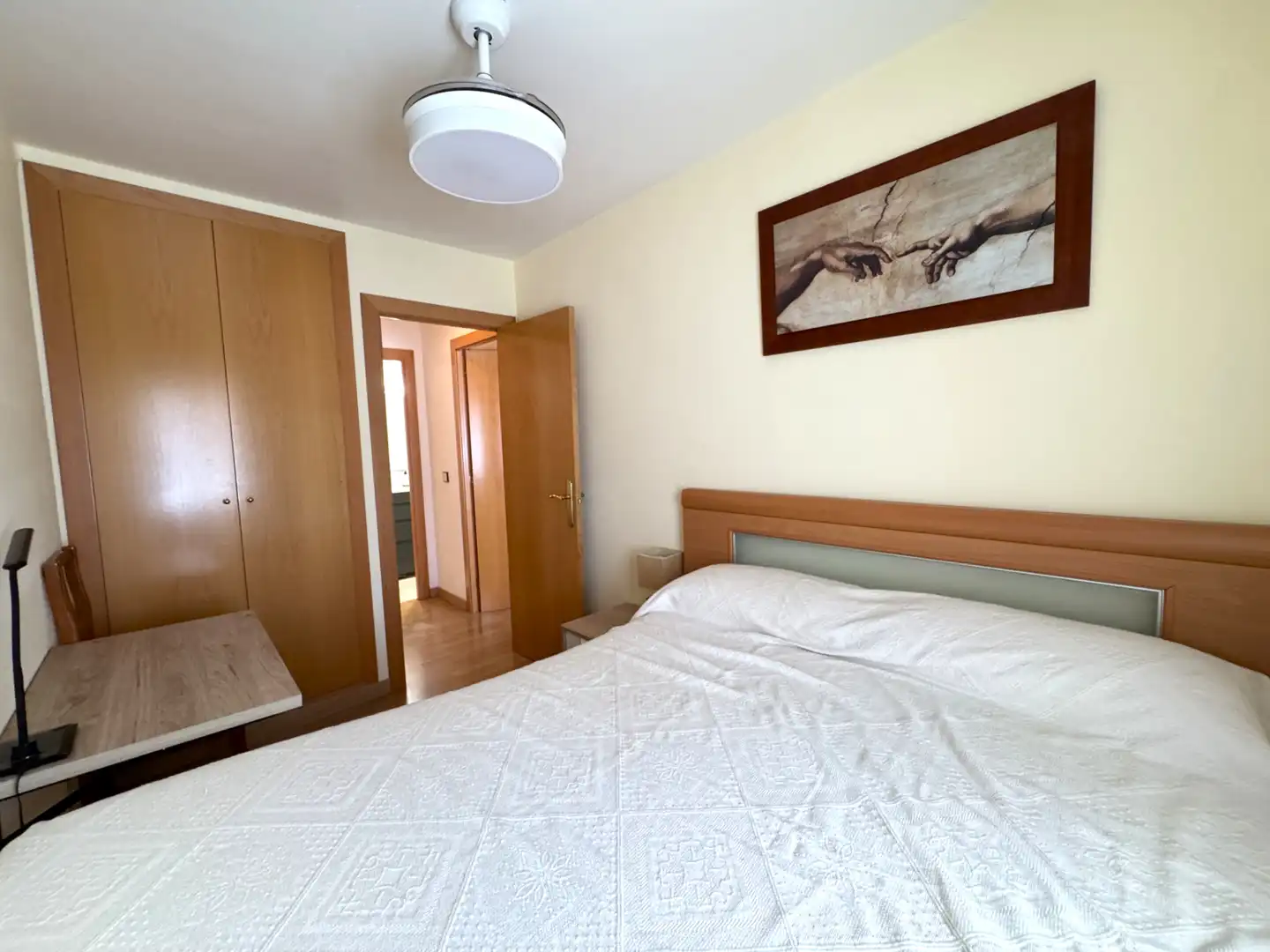 Dormitori de Pis en venda en Santa Susanna amb Aire condicionat, Jardí privat i Parquet