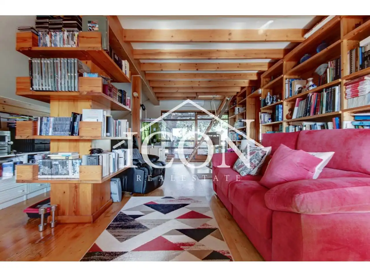 Sala de estar de Casa o chalet en venta en Gavà con Aire acondicionado, Jardín privado y Parquet