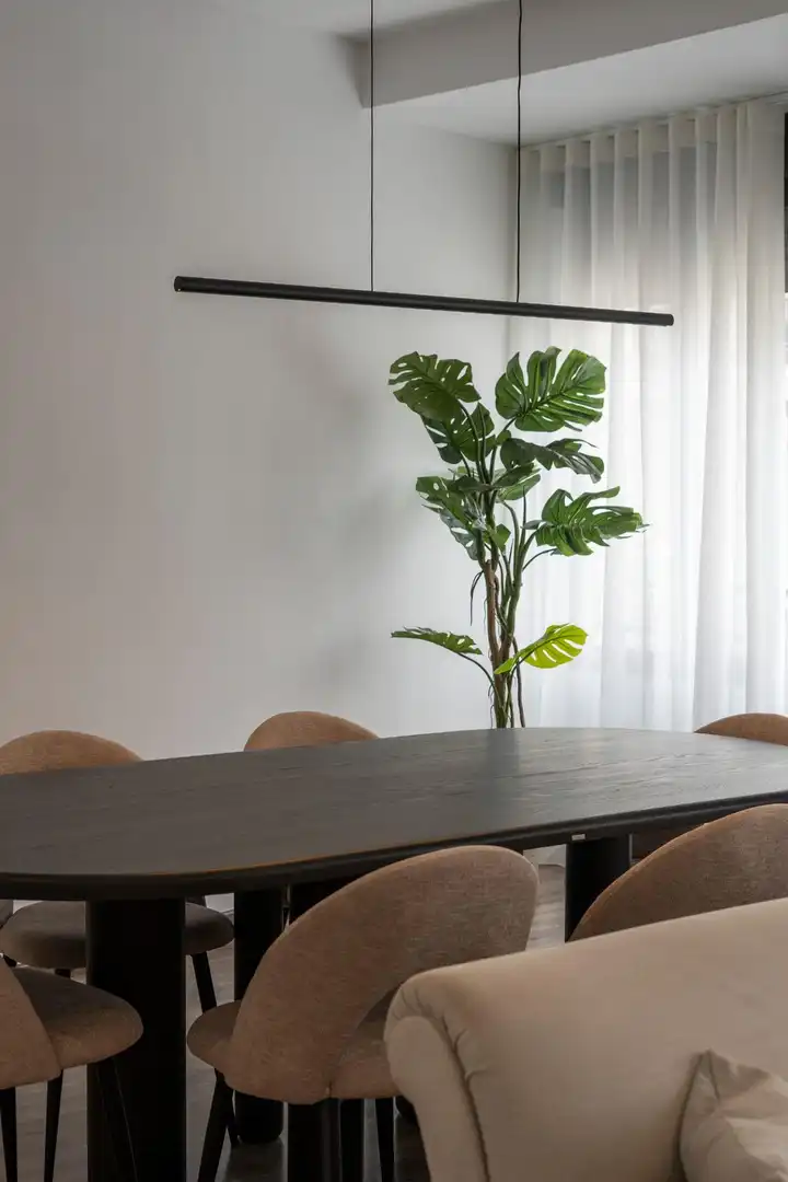 Dining room of Flat for rent in Valencia  with Air Conditioner, Heating and Furnished