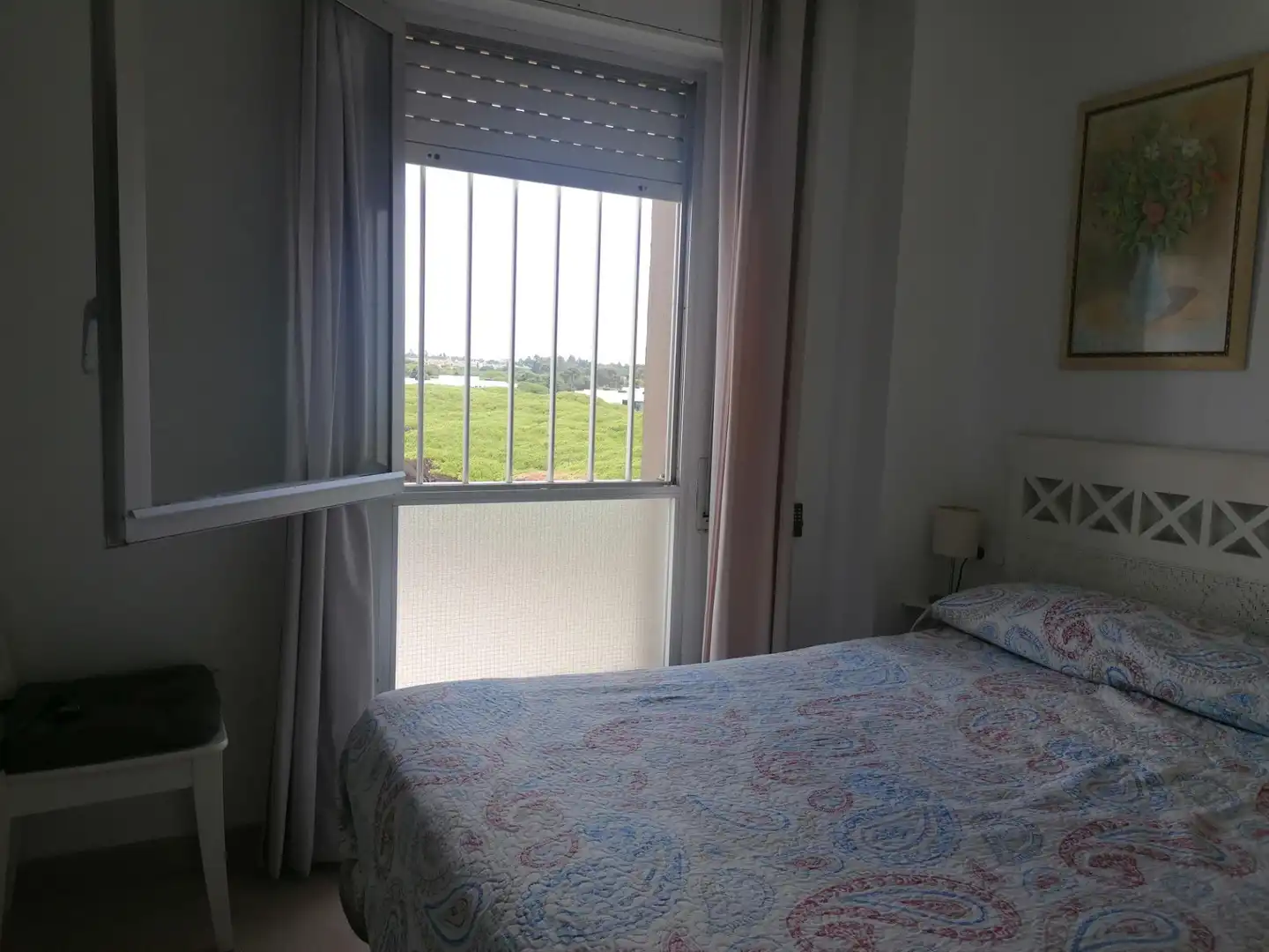Schlafzimmer von Wohnung zur Miete in El Puerto de Santa María mit Klimaanlage, Terrasse und Möbliert