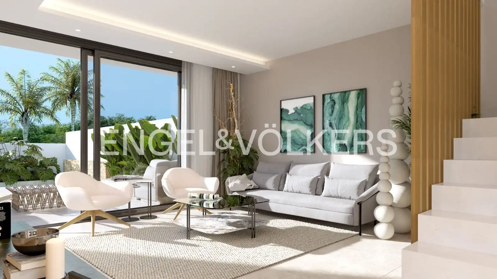 Sala de estar de Casa o chalet en venta en Orihuela con Aire acondicionado, Calefacción y Jardín privado