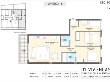 Ático en venta en Archena