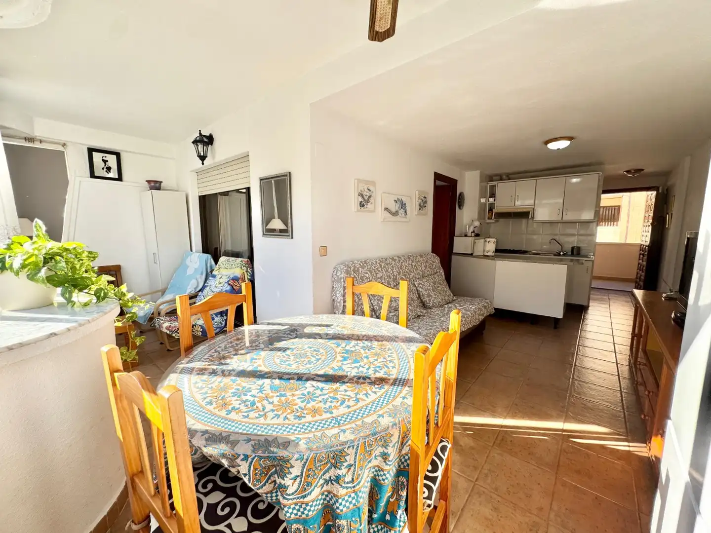 Comedor de Apartamento de alquiler en Orihuela con Aire acondicionado, Calefacción y Amueblado