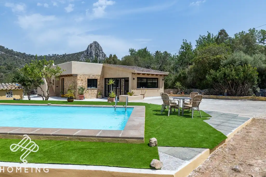 Garden of Country homes for rent in Llucmajor  with Air Conditioner, Private garden and Swimming Pool
