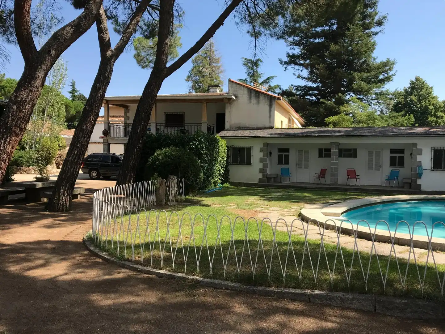 Vista exterior de Casa o chalet en venta en Collado Villalba con Calefacción, Jardín privado y Trastero