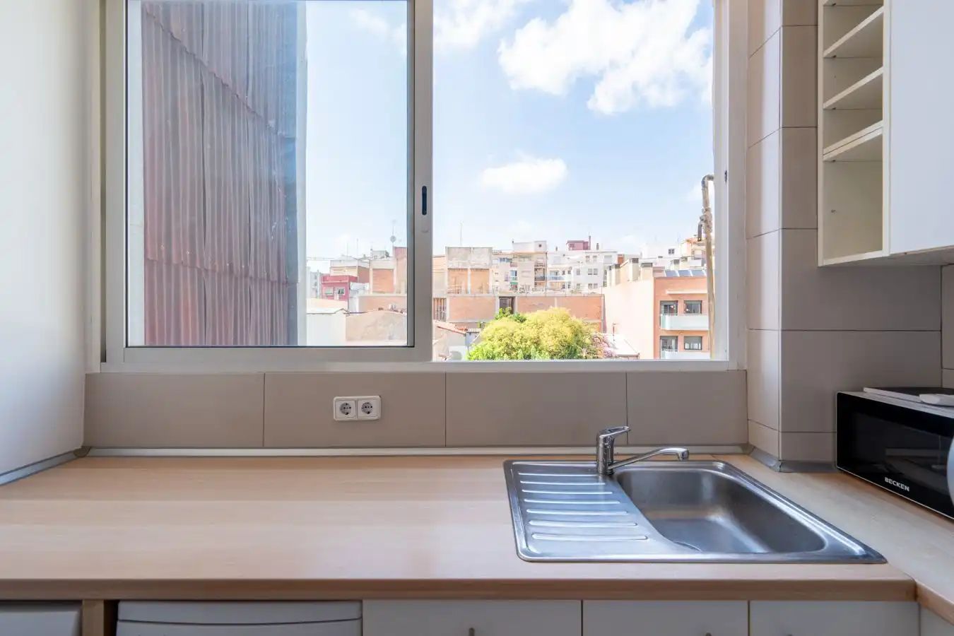 Kitchen of Flat for sale in Barcelona  with Air Conditioner and Heating