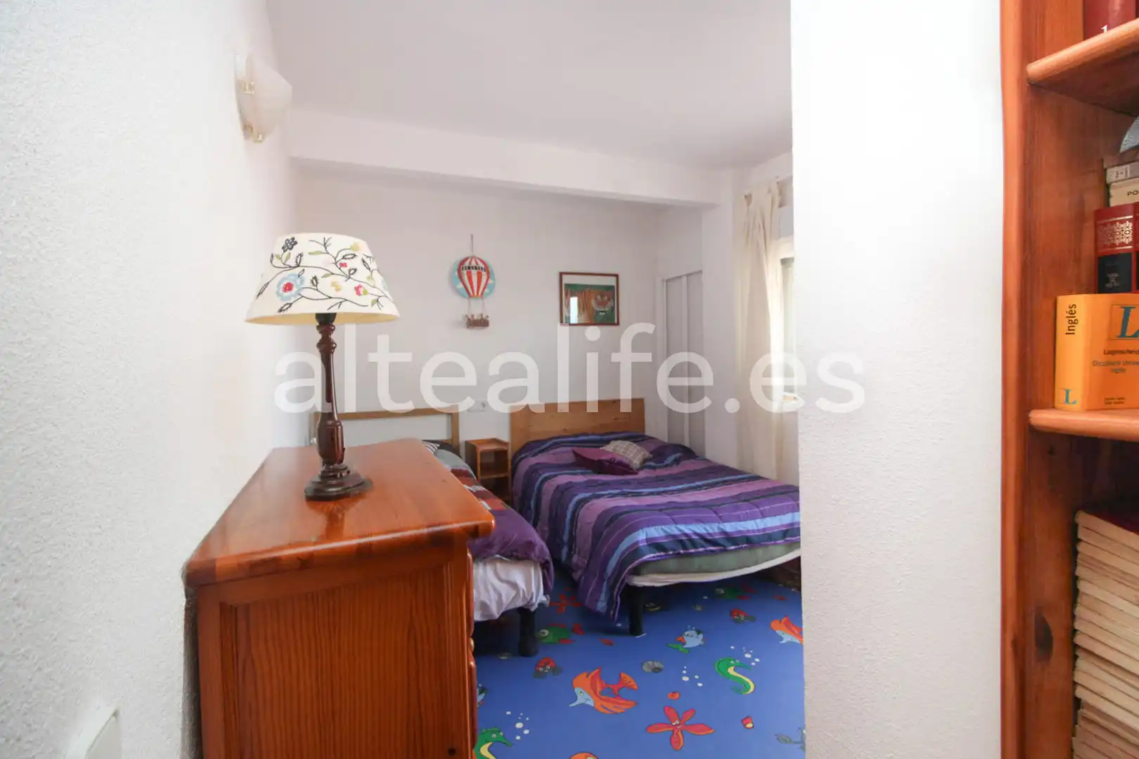 Schlafzimmer von Wohnungen zum Verkauf in Altea mit Klimaanlage und Terrasse