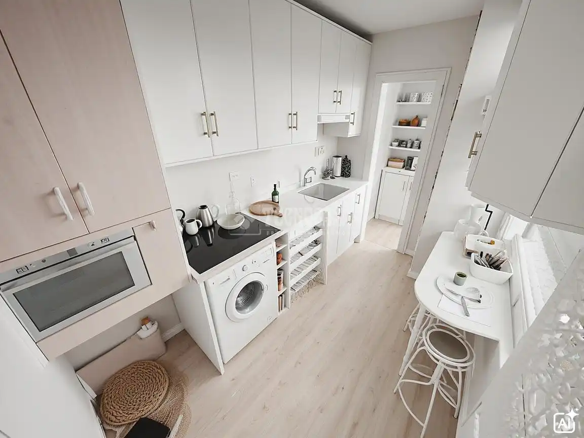 Kitchen of Flat for sale in Móstoles  with Heating and Terrace