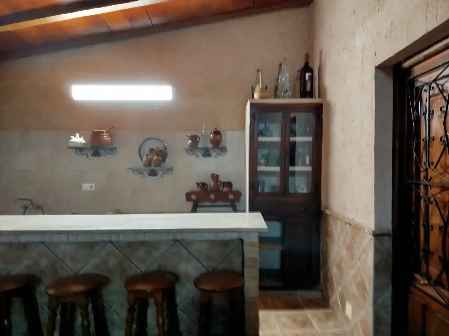 Cuina de Casa o xalet de lloguer en Lorquí amb Aire condicionat, Jardí privat i Moblat