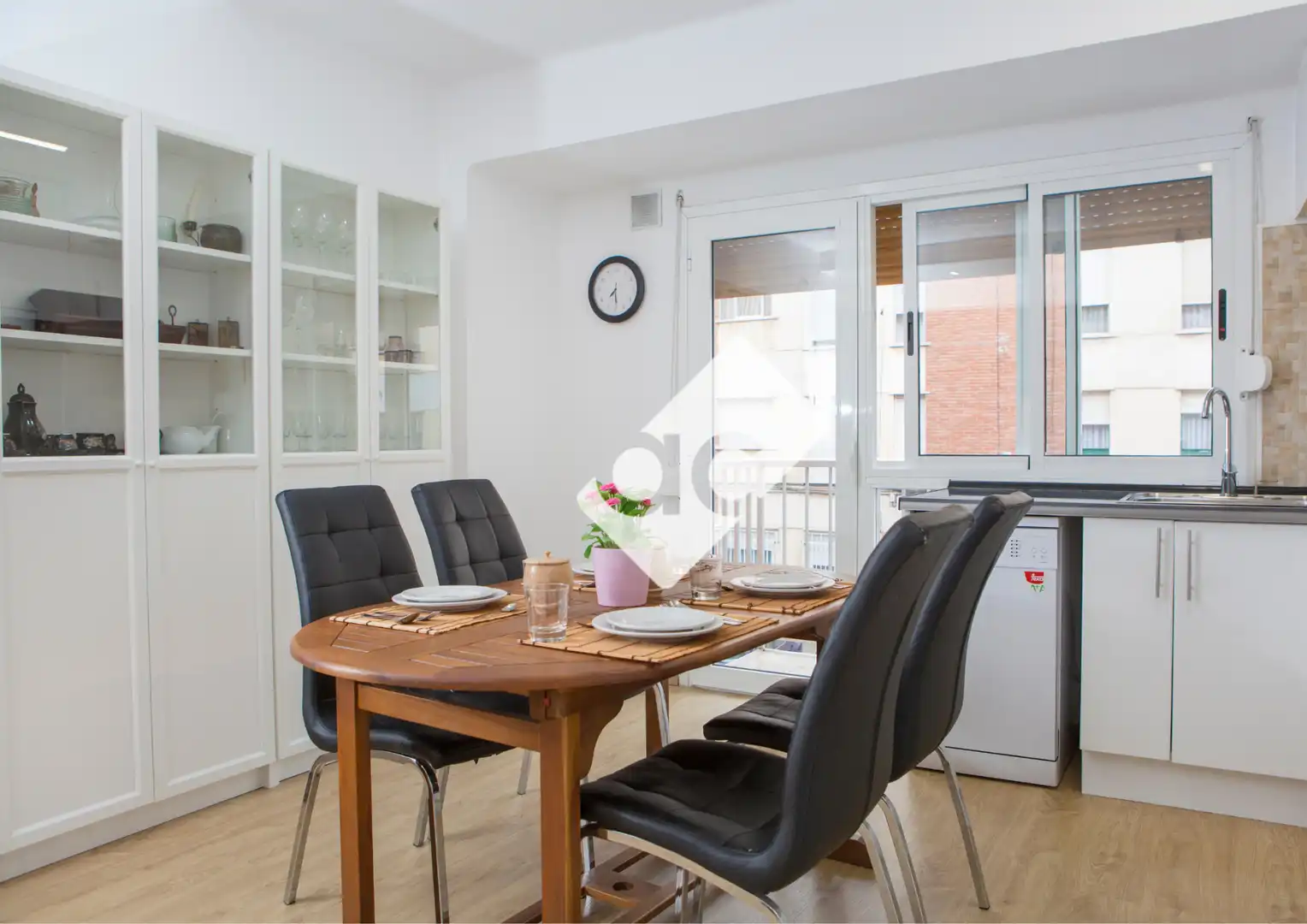 Comedor de Piso de alquiler en Valencia con Aire acondicionado, Calefacción y Amueblado
