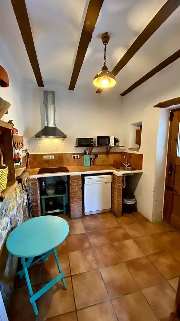 Cuina de Casa o xalet en venda en Taberno amb Calefacció, Jardí privat i Traster