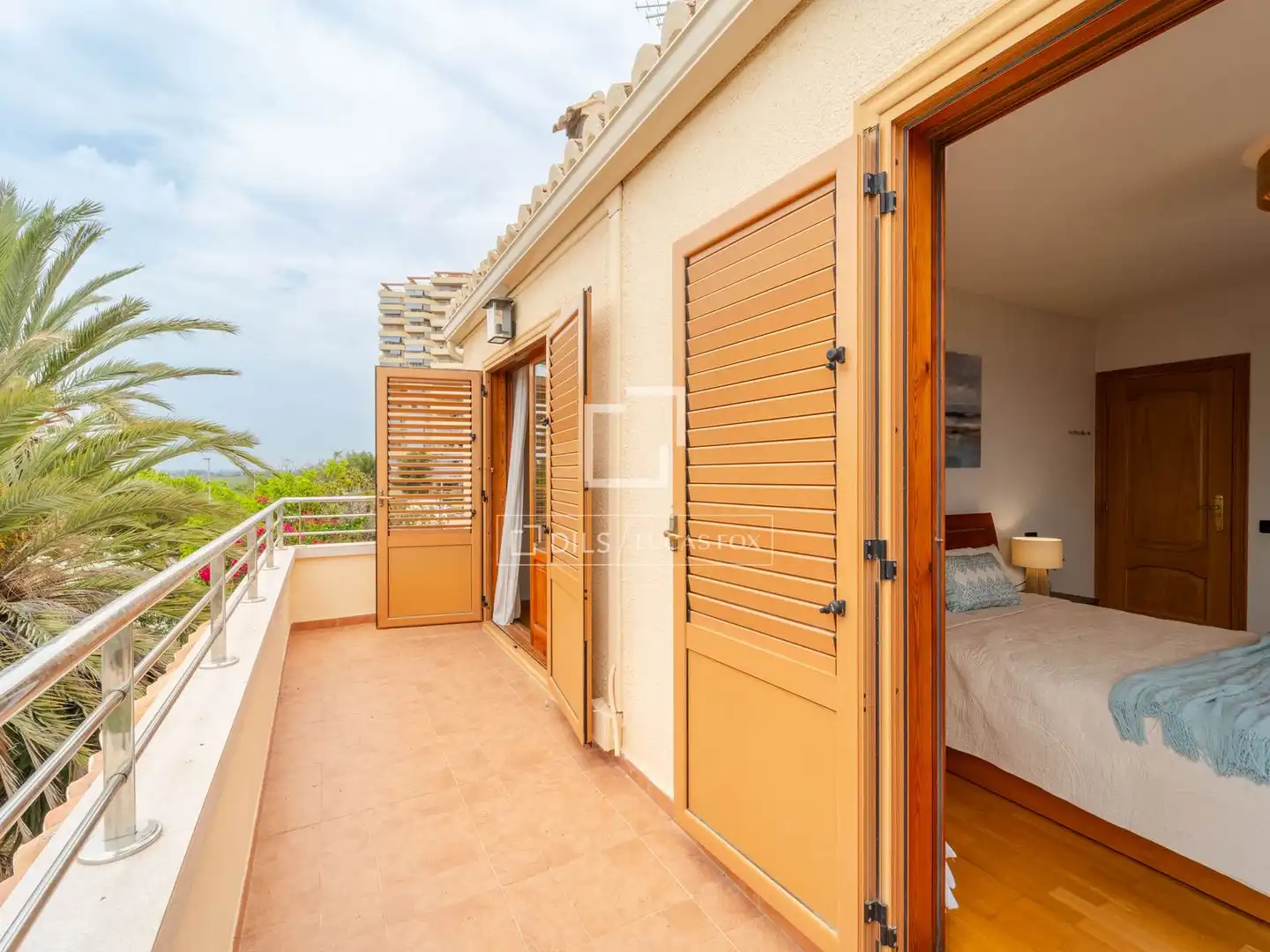 Terrassa de Casa o xalet de lloguer en La Pobla de Farnals amb Aire condicionat, Calefacció i Terrassa