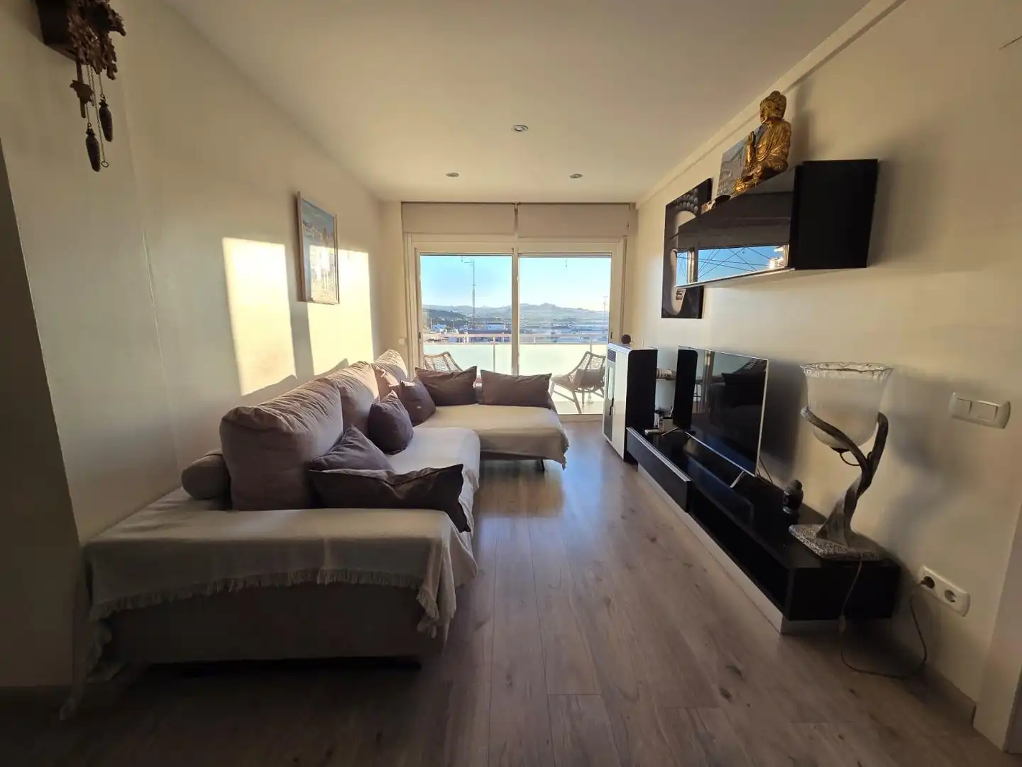 Wohnzimmer von Wohnung zum Verkauf in Malgrat de Mar mit Heizung, Balkon und Gemeinschaftspool