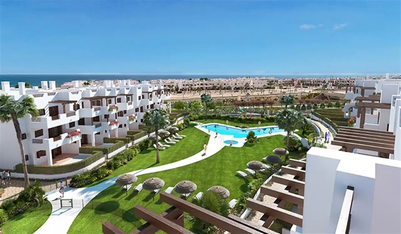 Vista exterior de Ático en venta en Pulpí con Terraza y Piscina