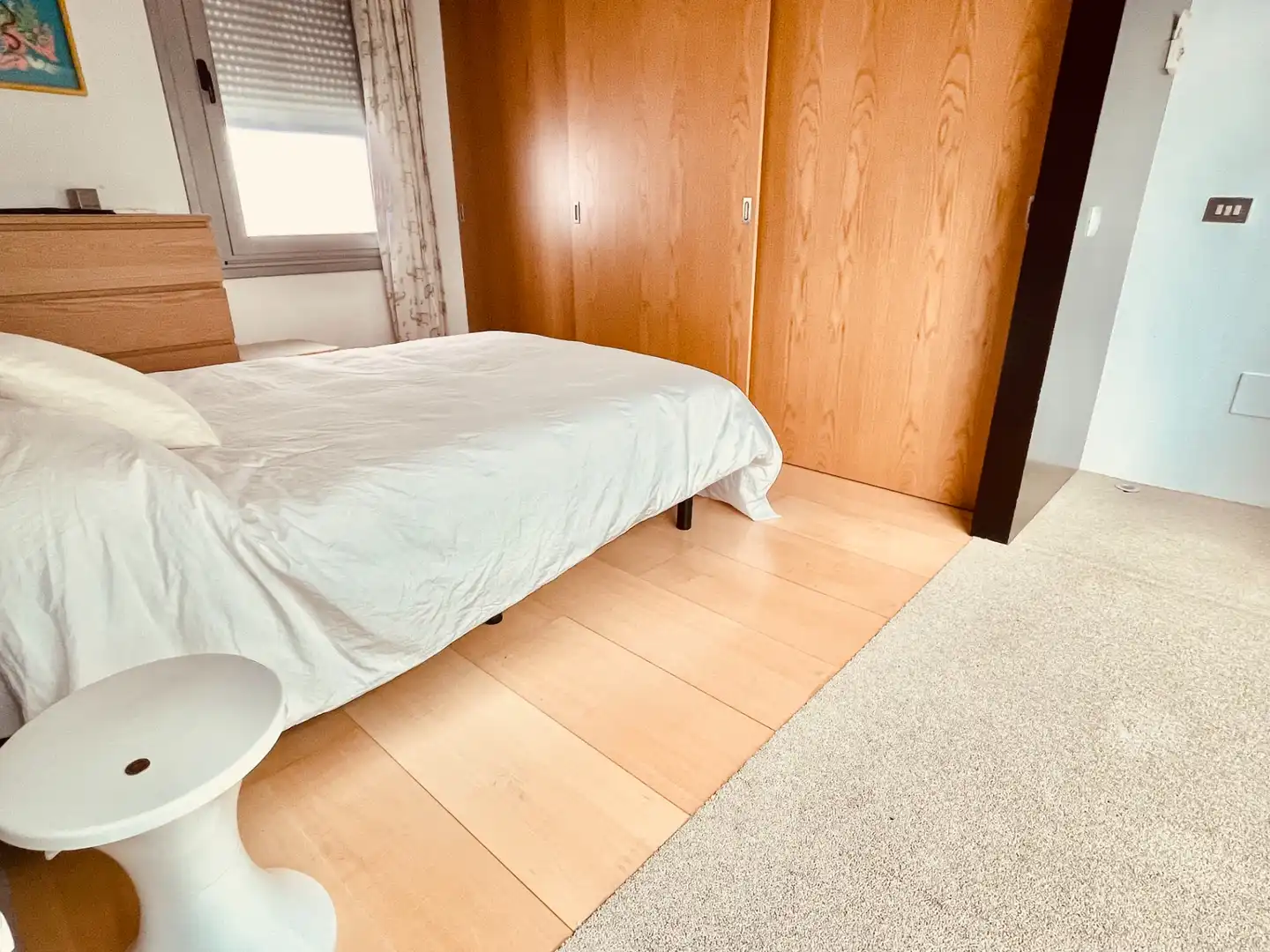 Schlafzimmer von Maisonette zur Miete in Madrid mit Klimaanlage, Heizung und Möbliert