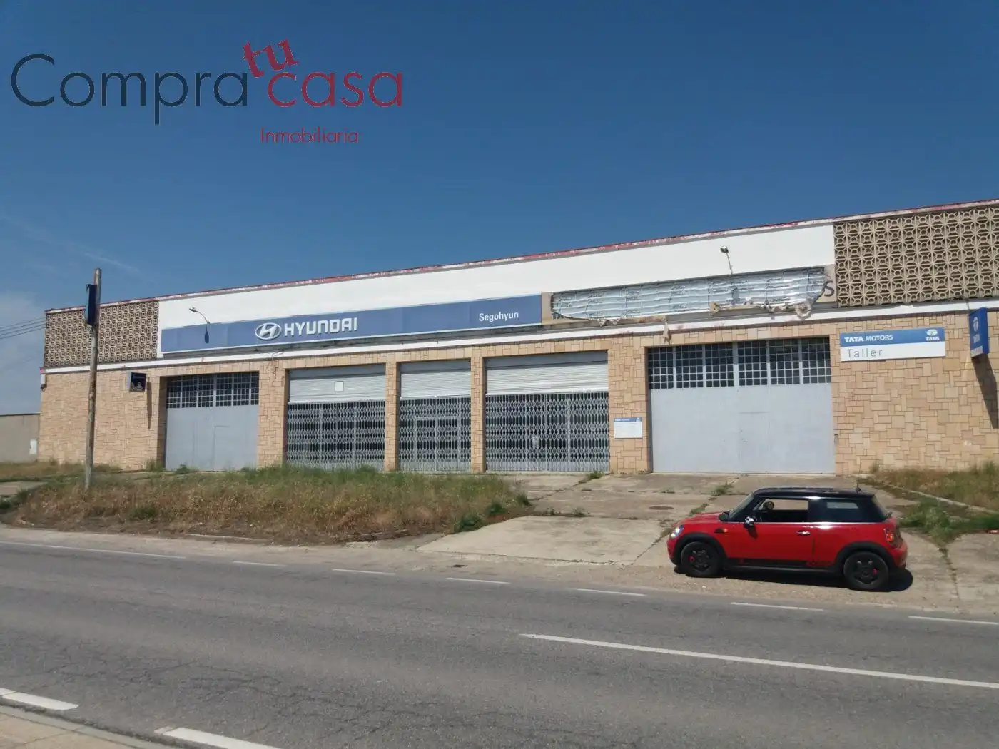 Vista exterior de Nave industrial de alquiler en Cantalejo con Calefacción