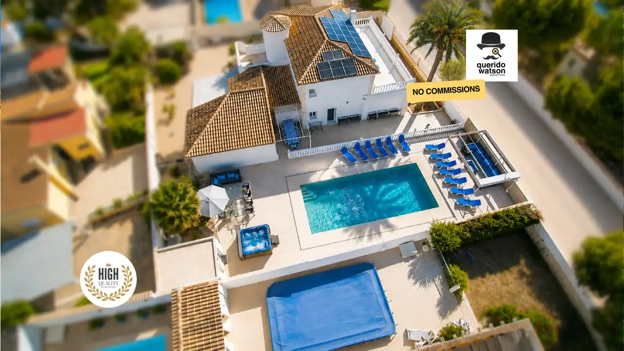 Piscina de Casa o xalet en venda en Orihuela amb Aire condicionat, Calefacció i Jardí privat