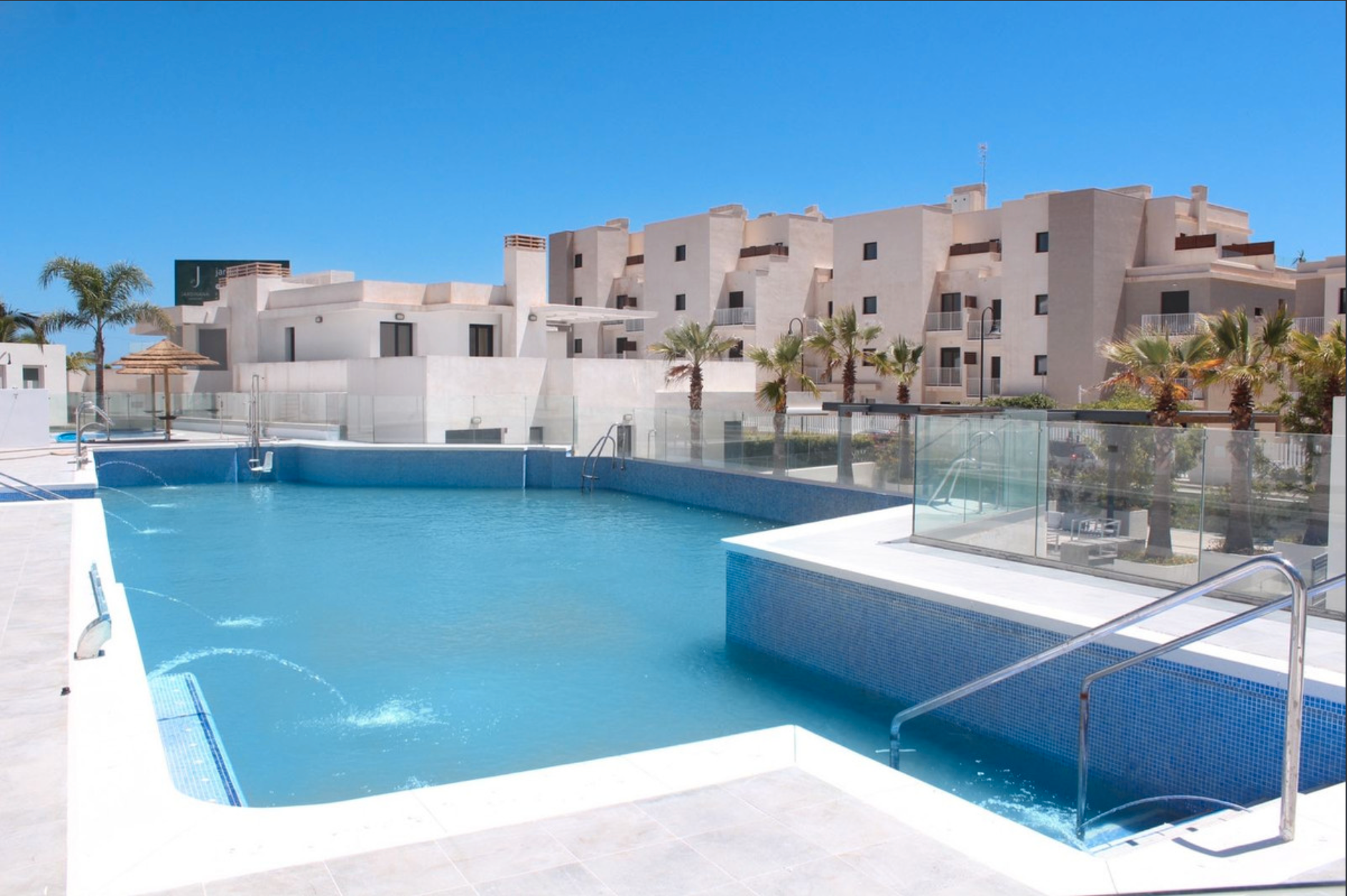 Swimming pool of Apartment for sale in Mijas  with Air Conditioner, Terrace and Storage room