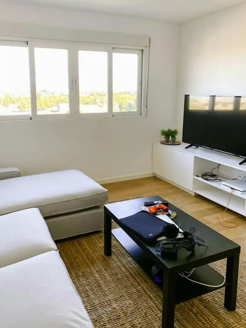 Sala d'estar de Pis de lloguer en Valencia amb Aire condicionat, Calefacció i Rentadora