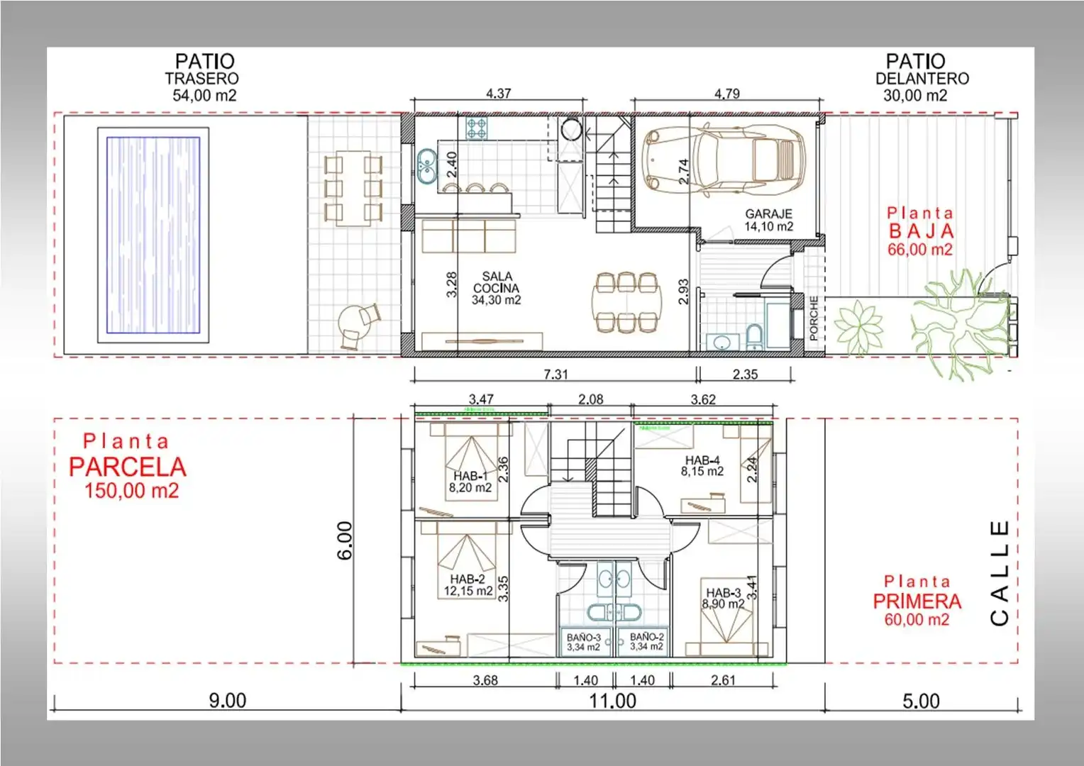 Detached homes for sale in El Pla de Santa Maria  with Air Conditioner, Private garden and Terrace