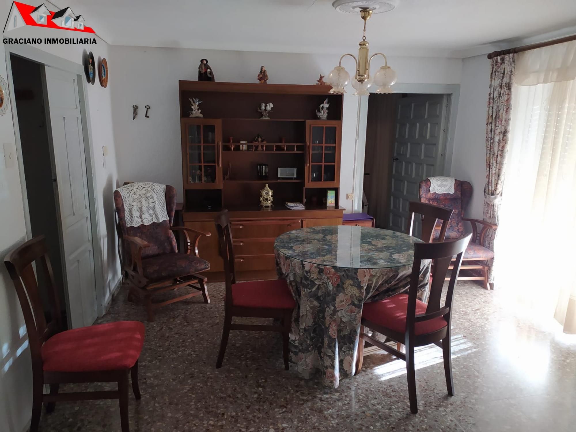 Menjador de Casa o xalet en venda en Chinchilla de Monte-Aragón amb Calefacció, Terrassa i Traster