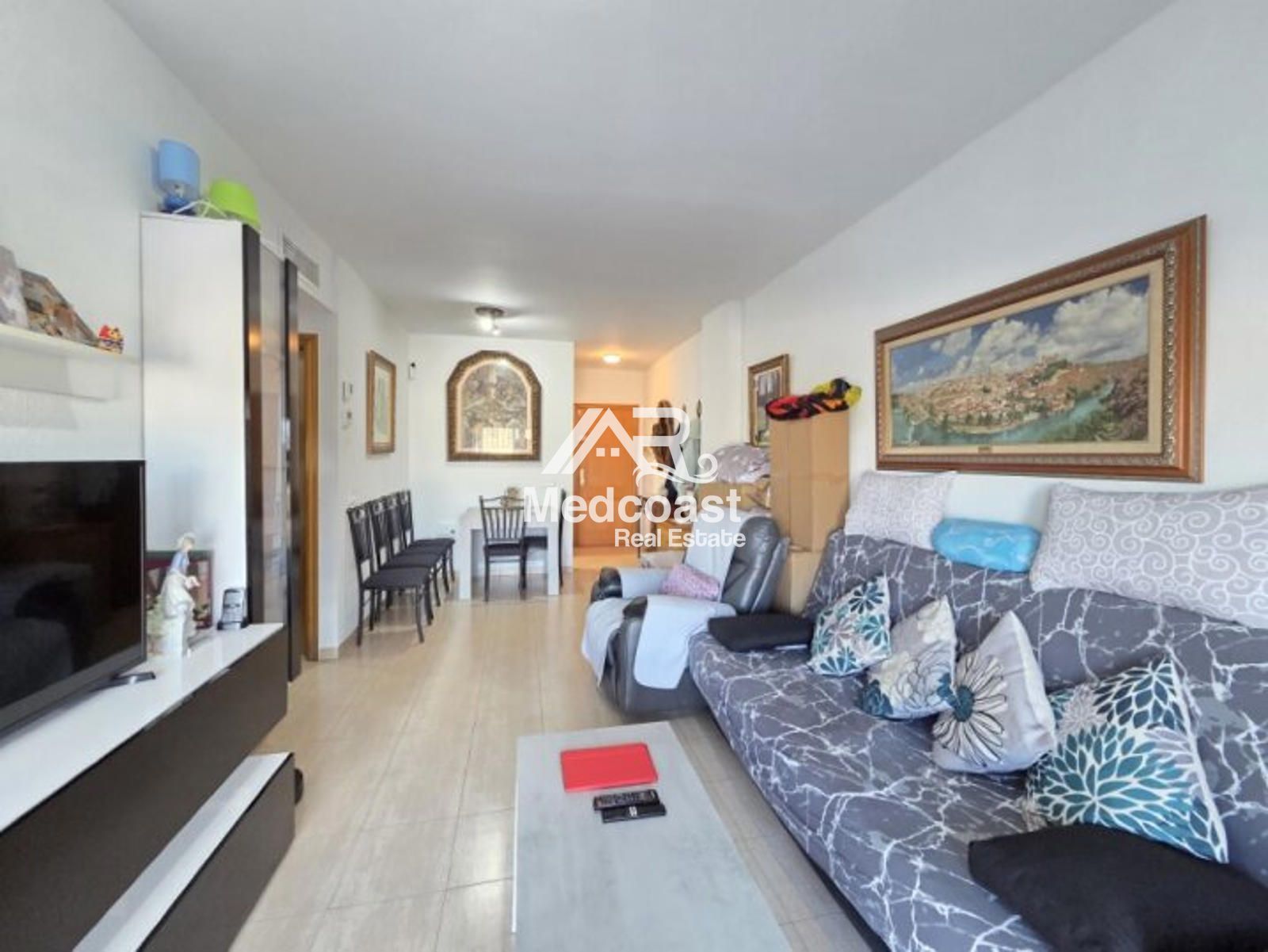 Living room of Flat for sale in Garrucha  with Air Conditioner