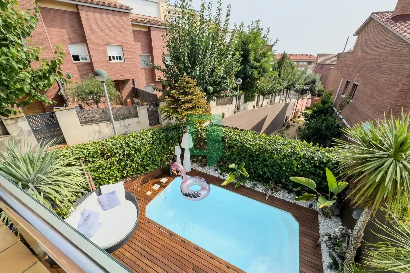Terrassa de Casa o xalet en venda en Tiana amb Aire condicionat, Calefacció i Jardí privat