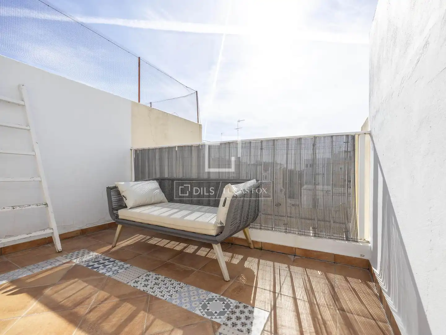Terraza de Ático de alquiler en Valencia con Aire acondicionado, Parquet y Terraza