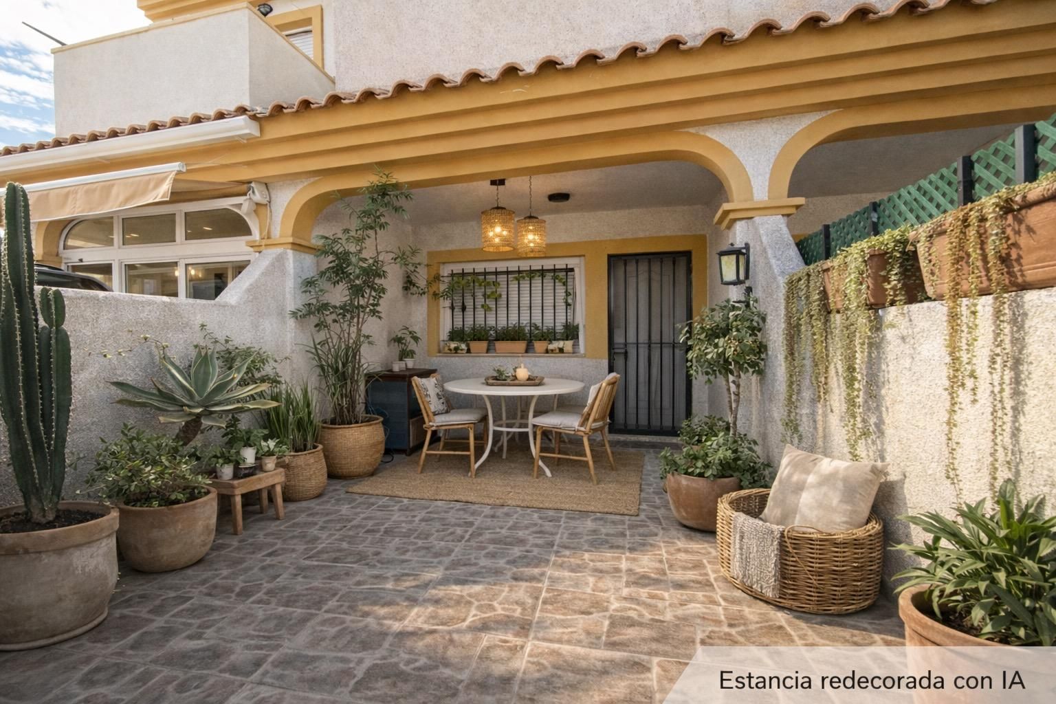 Terraza de Casa o chalet en venta en Cartagena con Aire acondicionado, Terraza y Amueblado