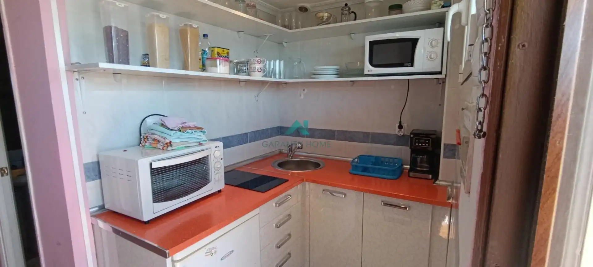 Kitchen of Study for rent in Laredo  with Private garden and Furnished