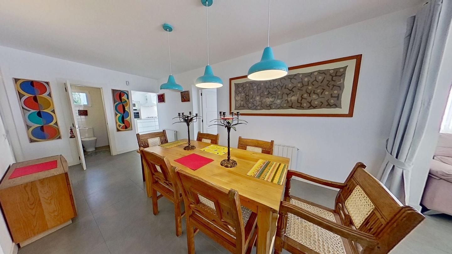 Dining room of House or chalet for sale in Alfara de la Baronia  with Air Conditioner, Heating and Private garden