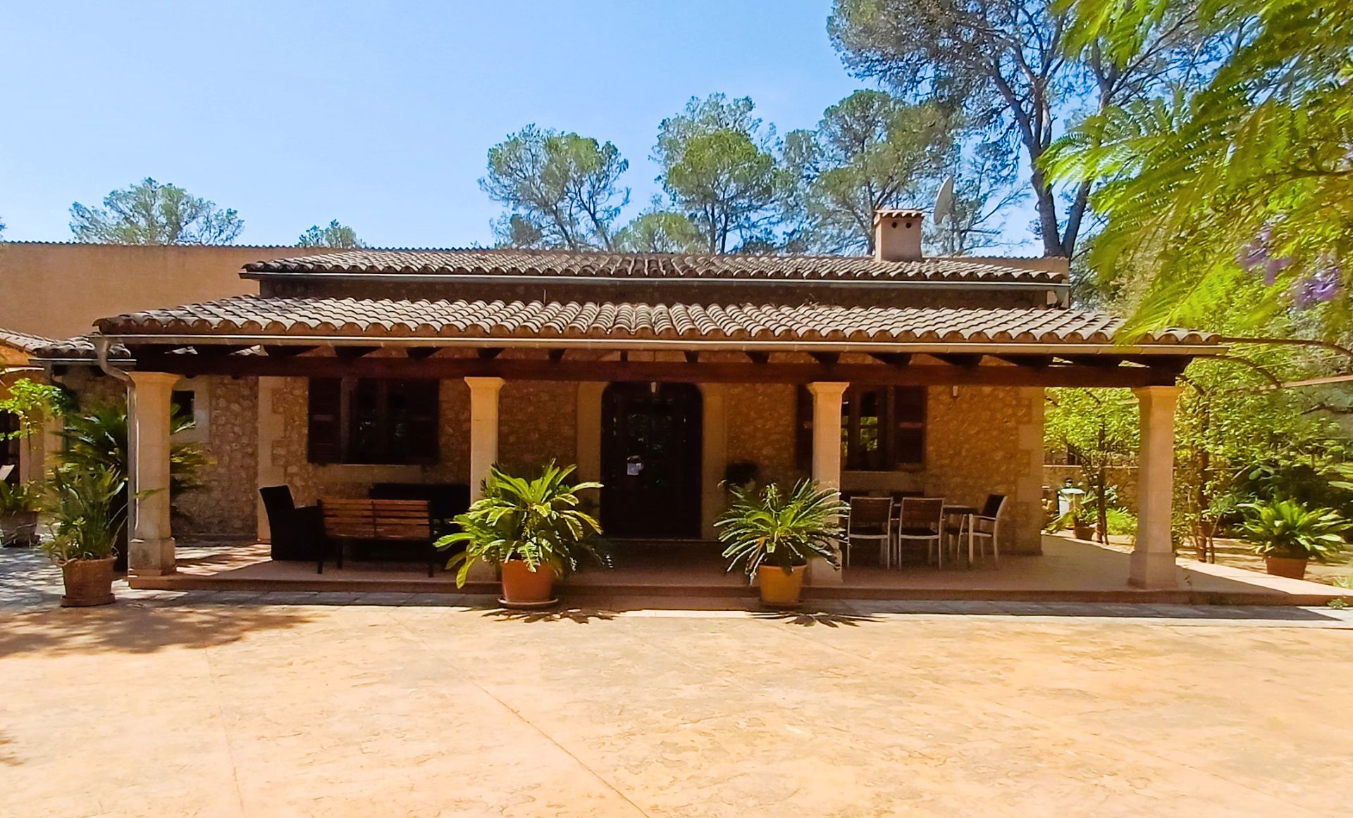 Exterior view of Country house to rent in Costitx  with Air Conditioner, Heating and Private garden