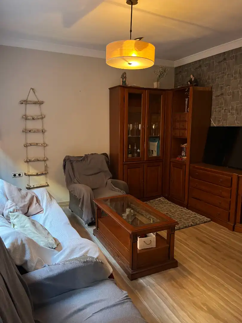 Sala de estar de Casa adosada en venta en Cártama con Amueblado