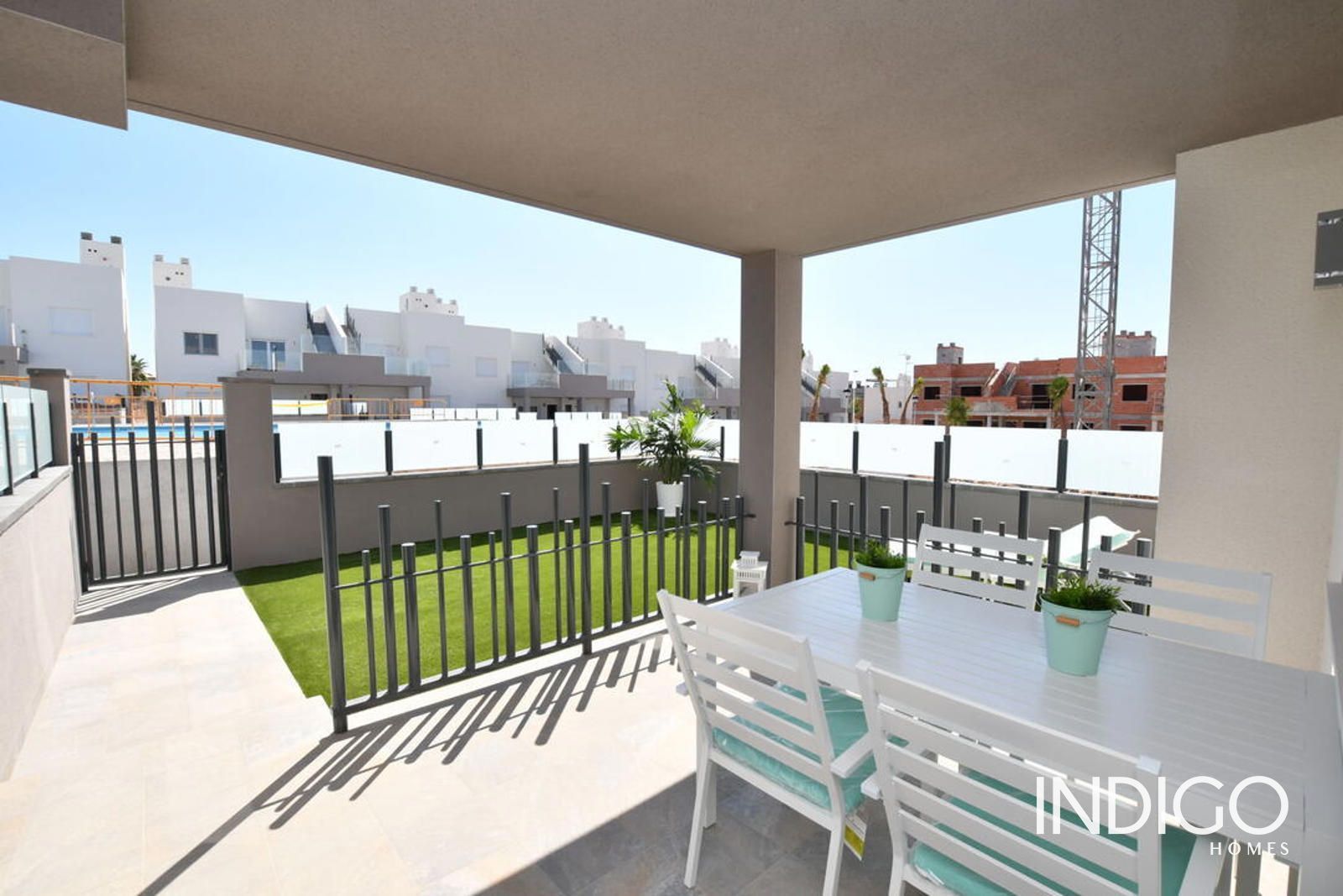 Terrace of Duplex for sale in San Miguel de Salinas  with Air Conditioner, Heating and Private garden