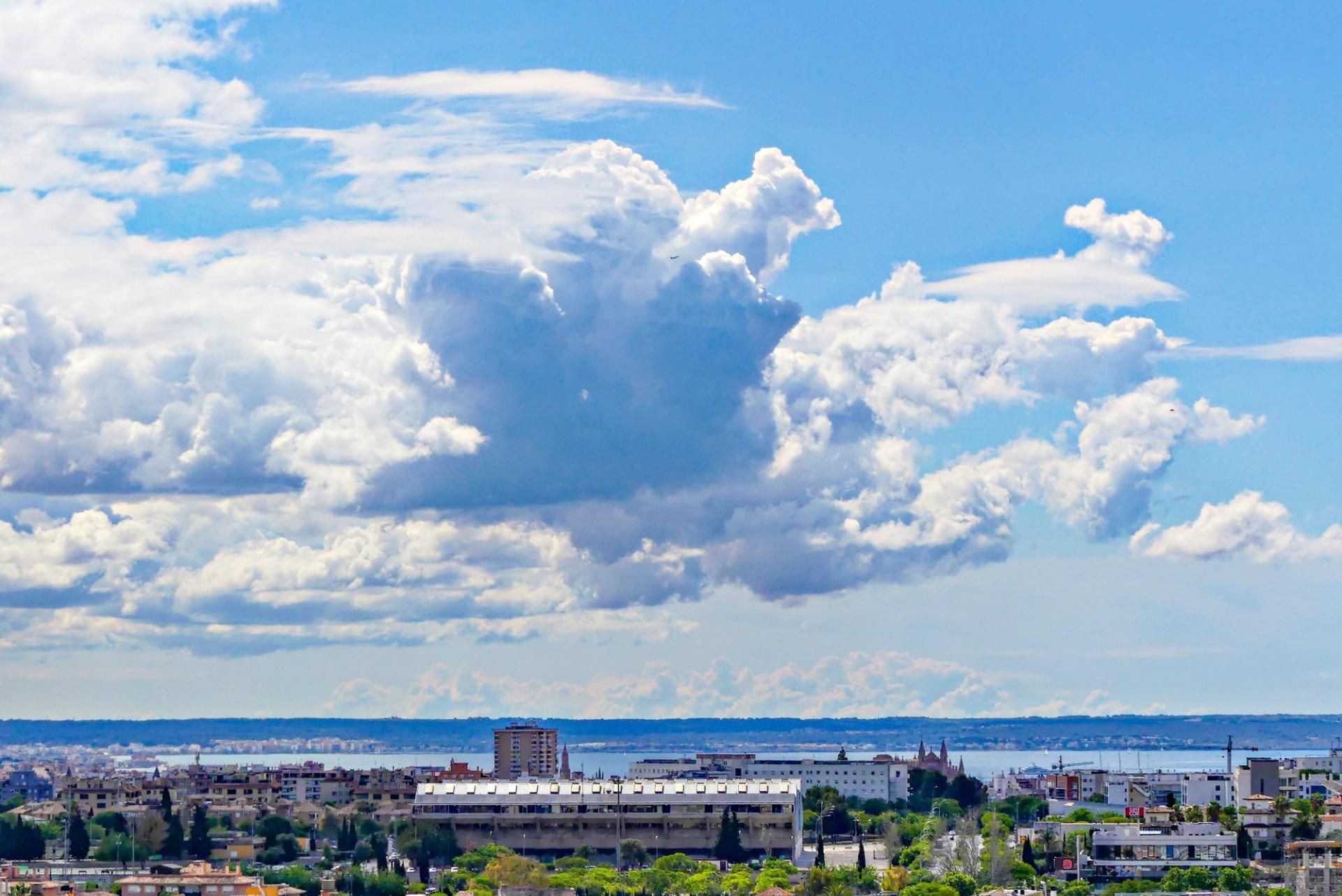 Außenansicht von Dachboden zum verkauf in  Palma de Mallorca mit Klimaanlage und Terrasse