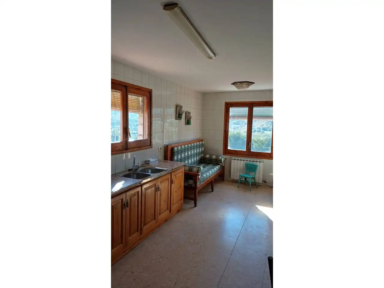 Cocina de Casa o chalet de alquiler en Vilanova de Meià con Calefacción, Terraza y Amueblado